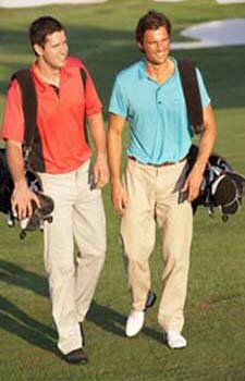 rencontre entre golfeurs